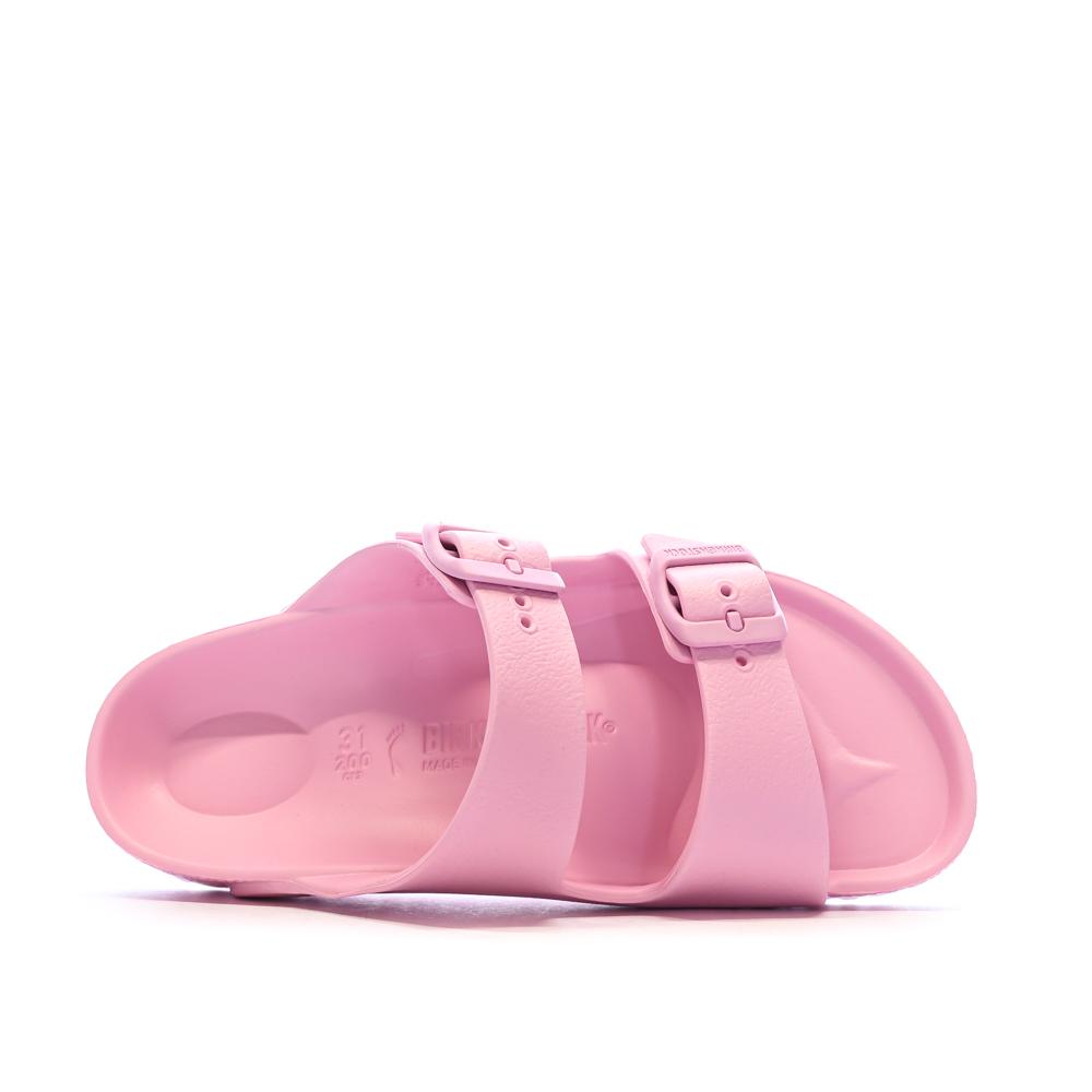 Sandales Roses Fille Birkenstock Birkenstock Arizona vue 3