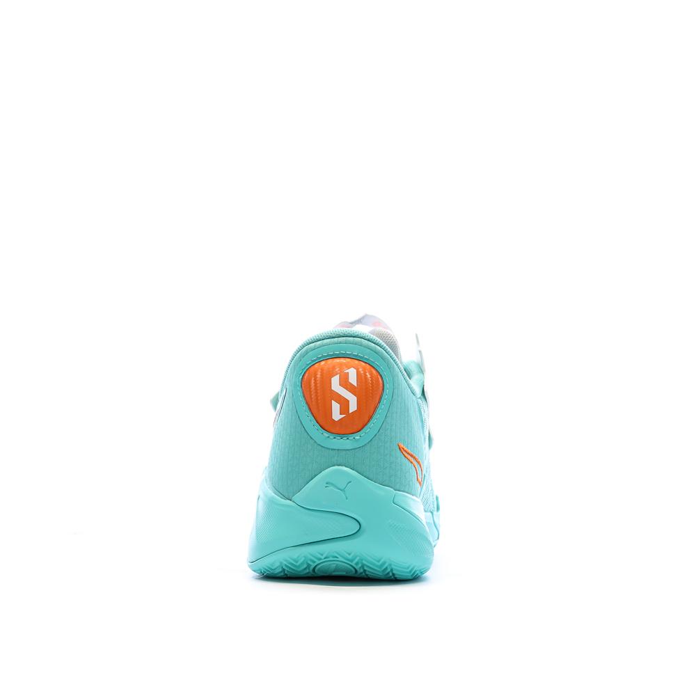 Chaussures de Basketball Turquoise/Blanc Homme Puma Scoot Zeros II Shift vue 3