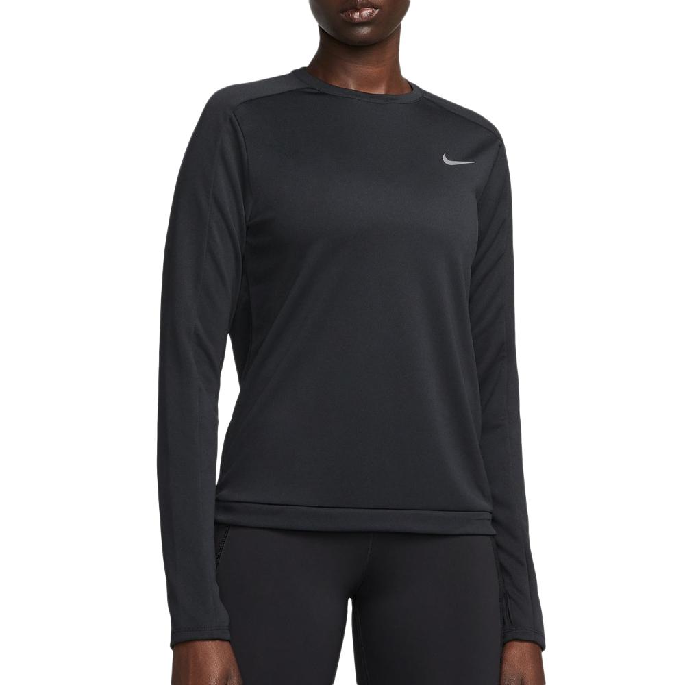 Haut d'entrainement Noir Femme Nike Pacer Crew pas cher