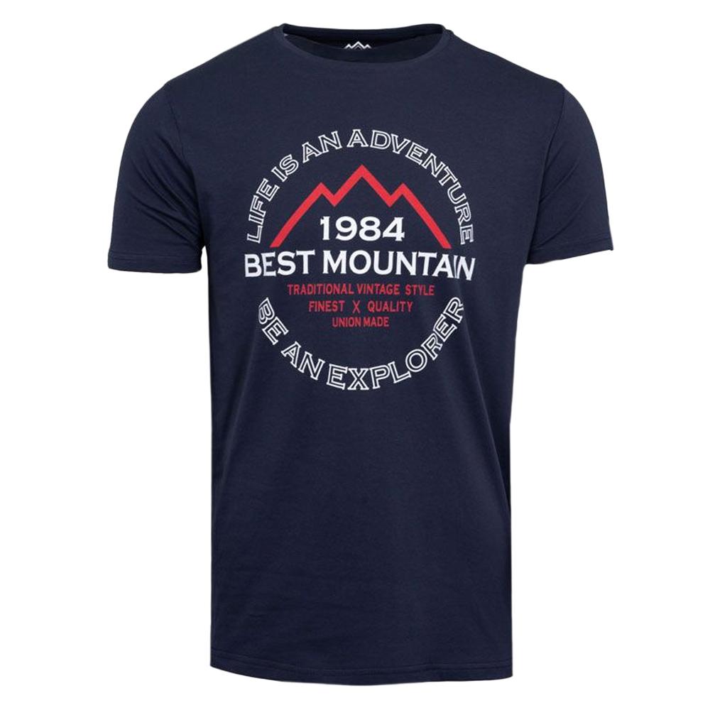 T-shirt Marine Homme Best Mountain 2005 pas cher