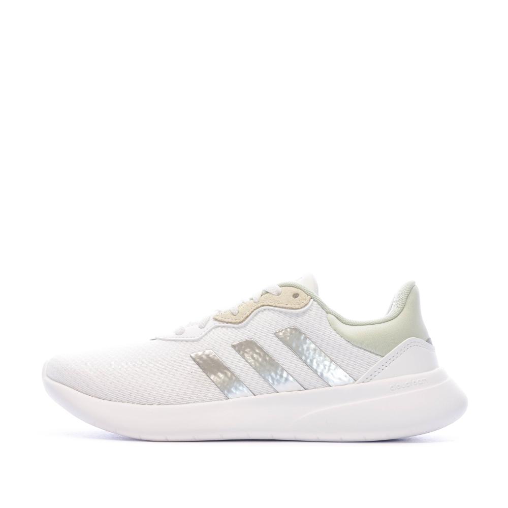 Chaussures de sport Blanches Femme Adidas QT Racer 3.0 pas cher