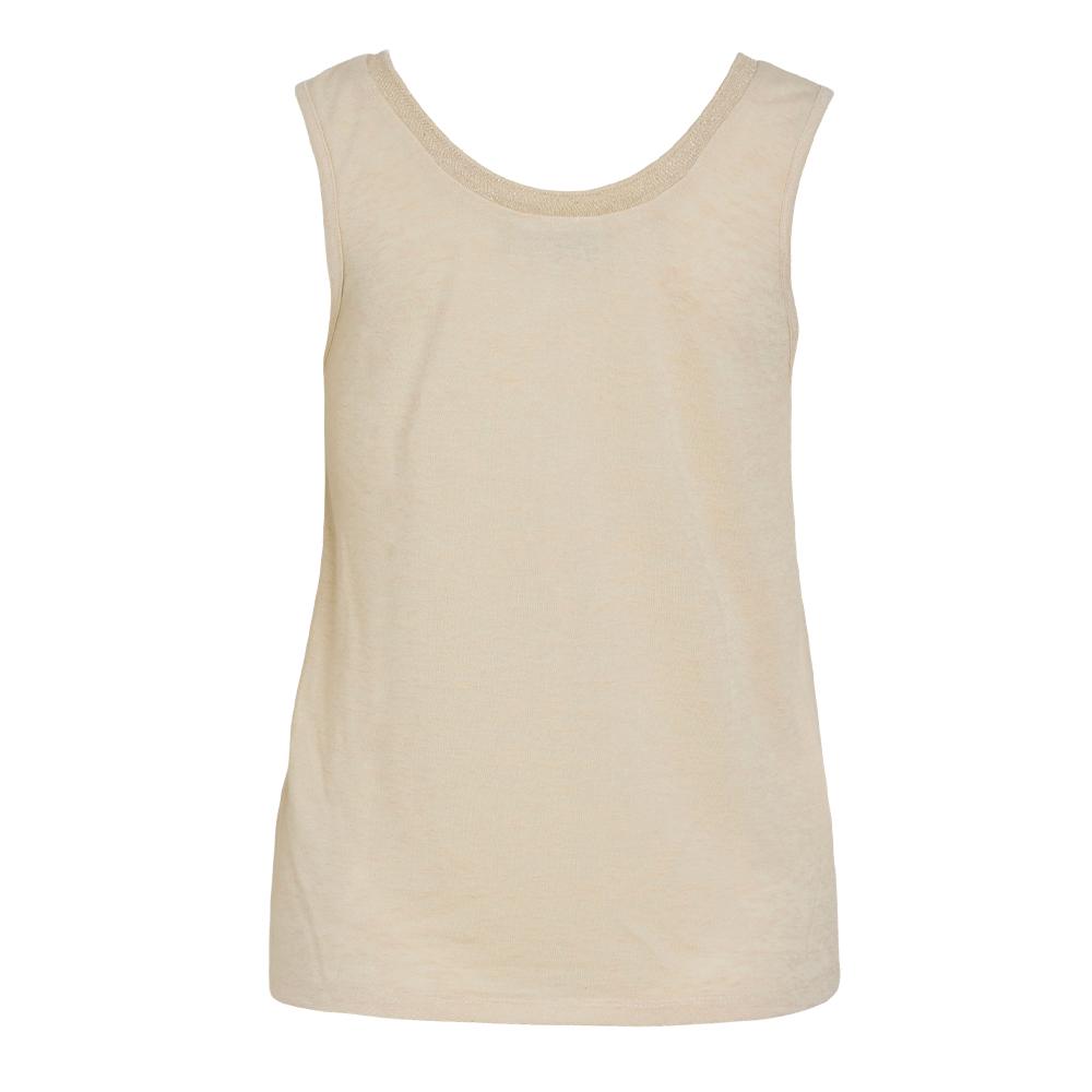 Débardeur Beige Femme Vila Vigaelle vue 2