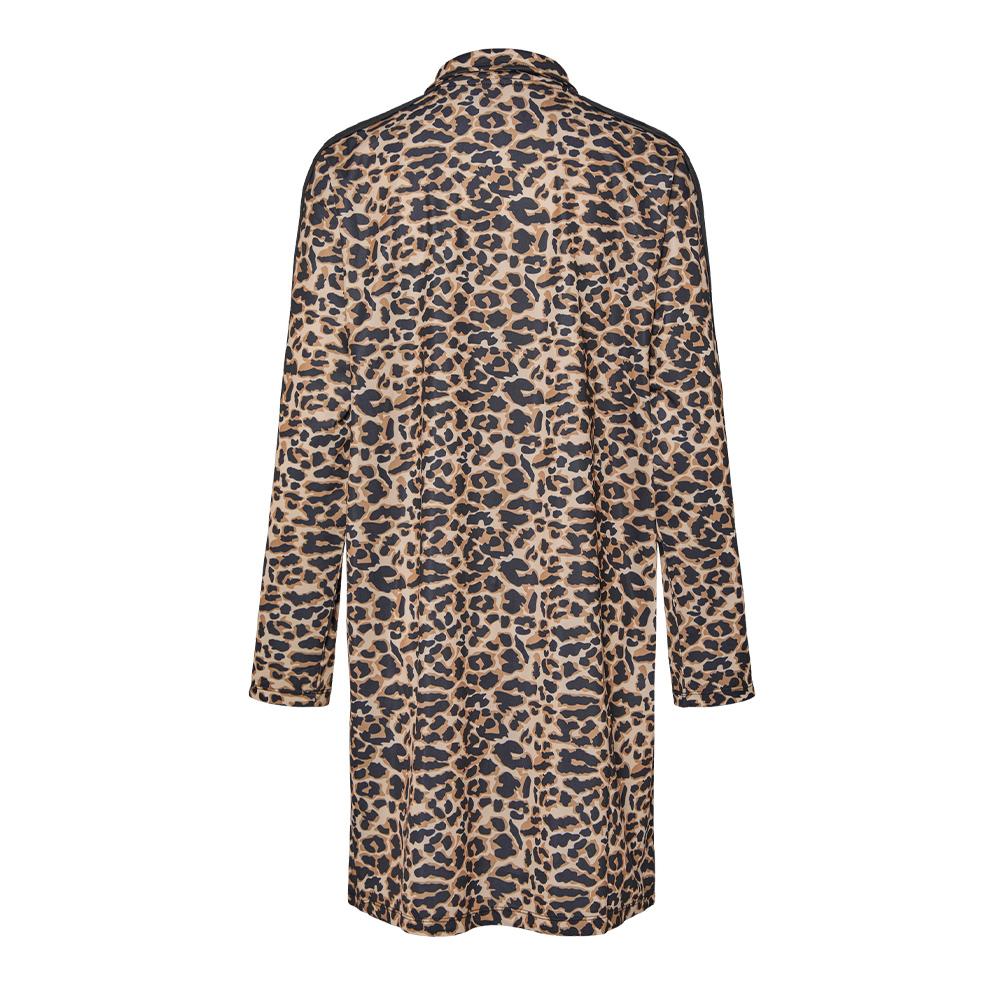 Vestido de mujer negro/marrón Pieces Grace ver 2