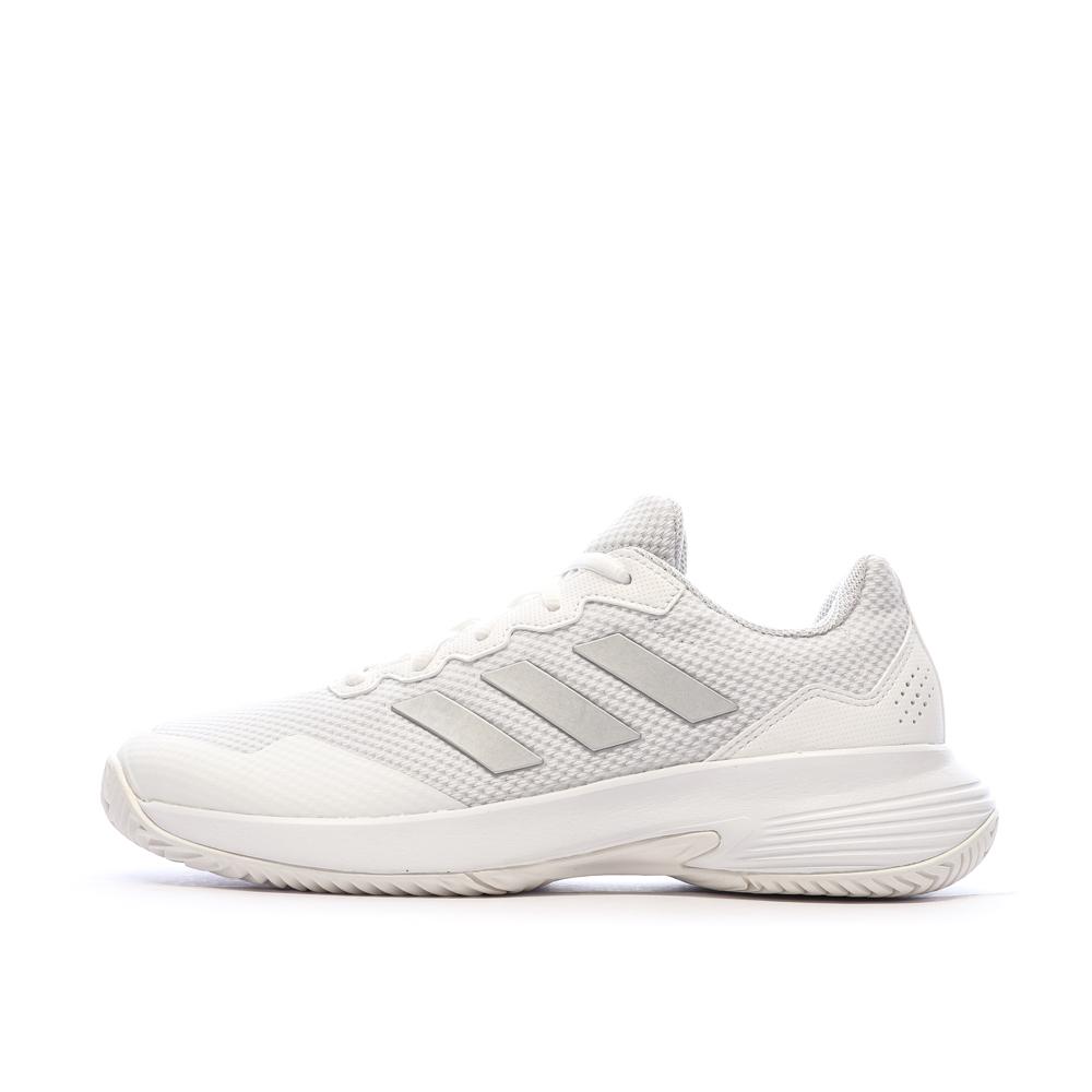 Chaussures de Tennis Blanches Femme Adidas Gamecourt 2 W pas cher