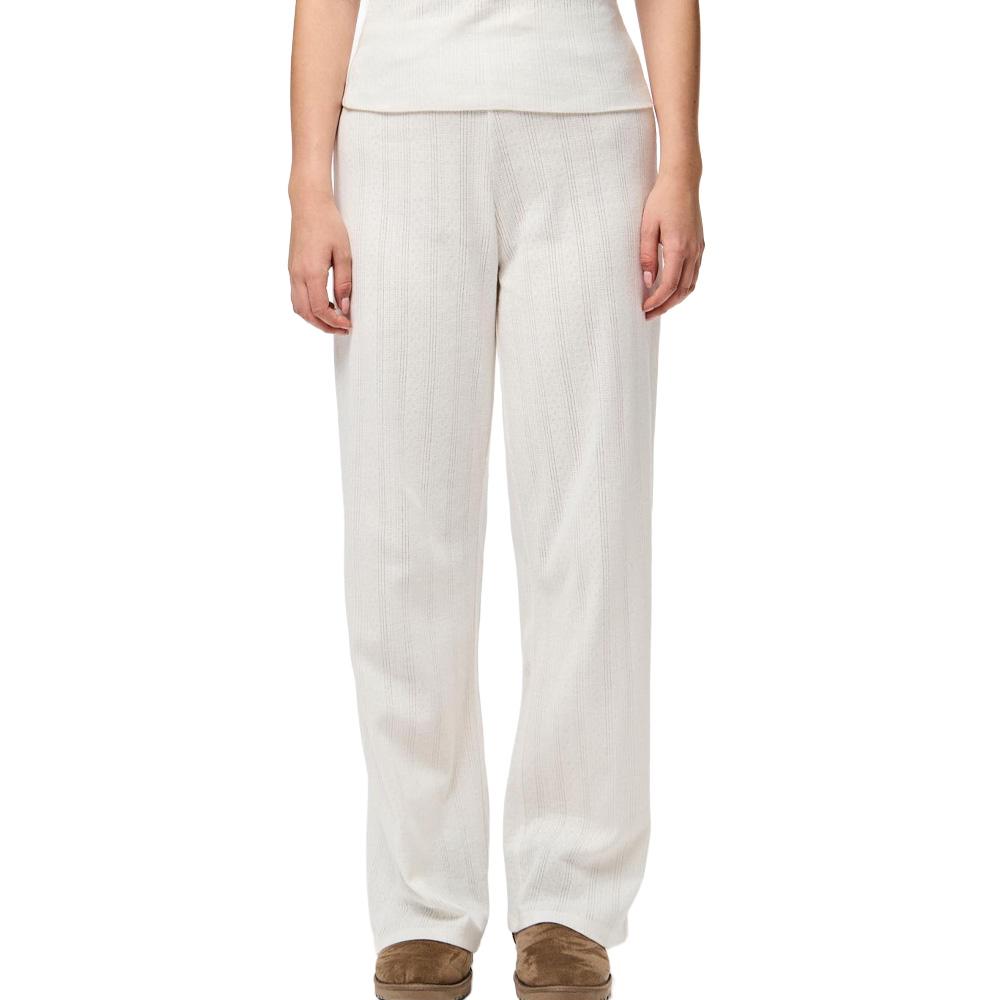Pyjamahose Weiß Women Pieces Pointelle günstig