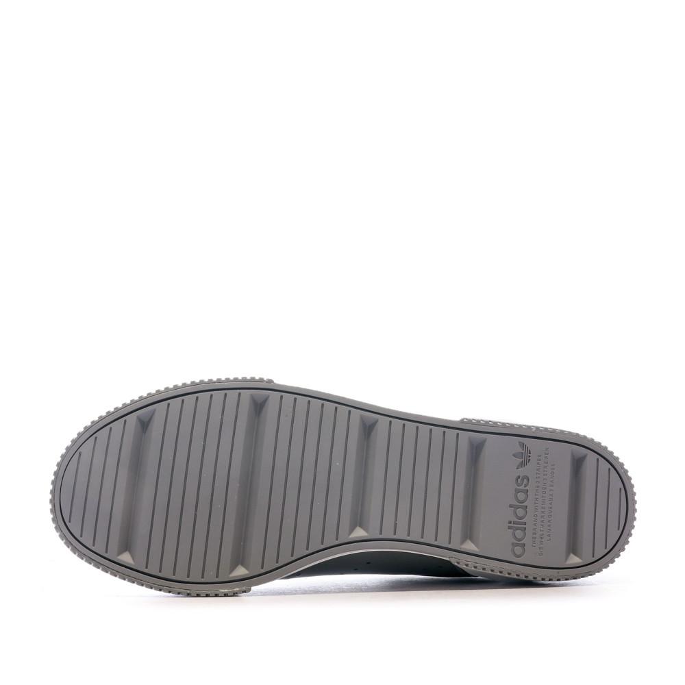 Basket Grise Homme Adidas Court Tourino vue 5