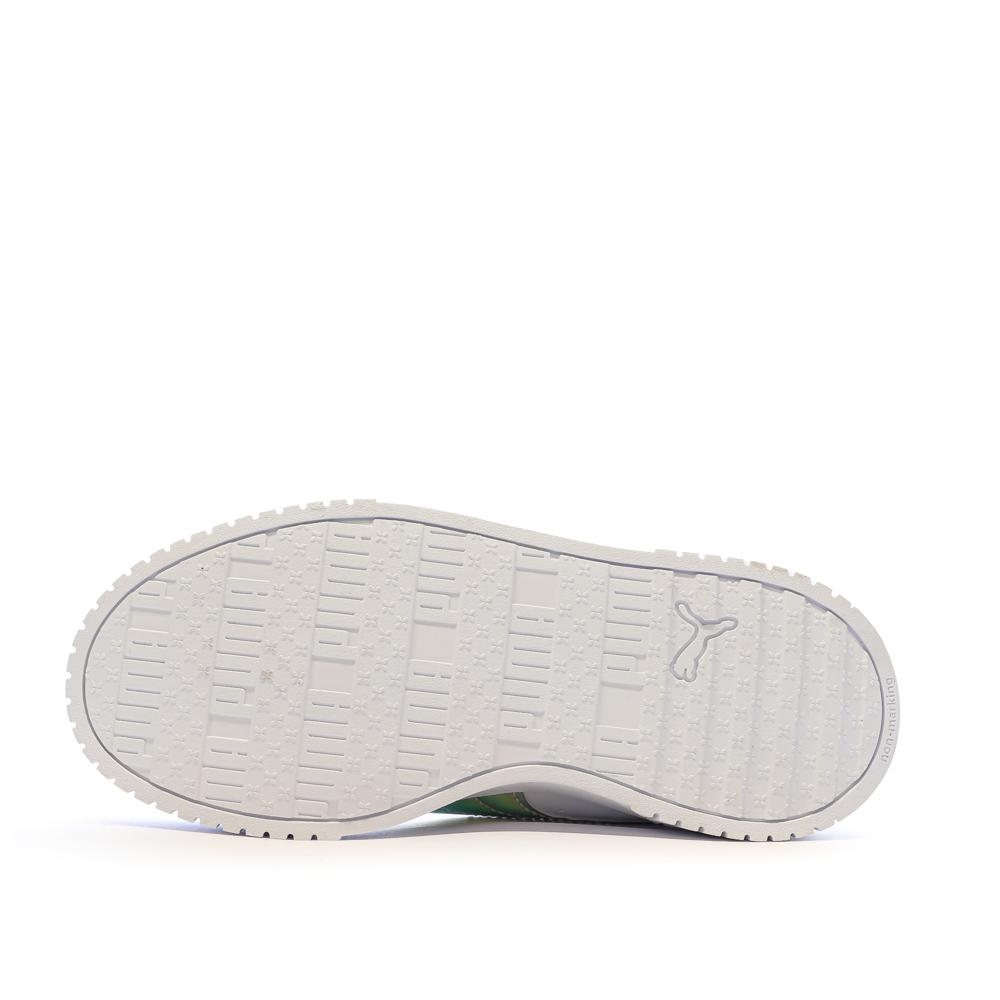 Baskets Blanche Fille Puma Carina 2.0 Holo vue 5