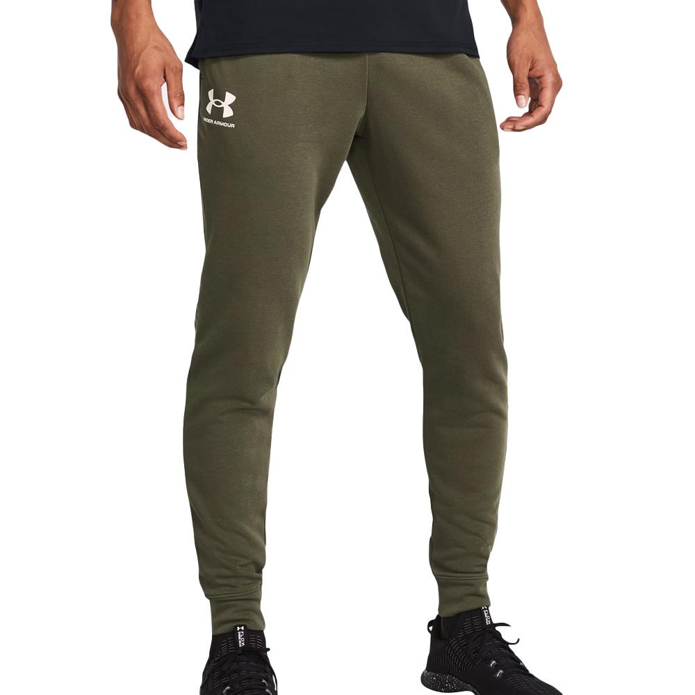 Jogging Kaki Homme Under Armour Rival Terry 1380843 pas cher