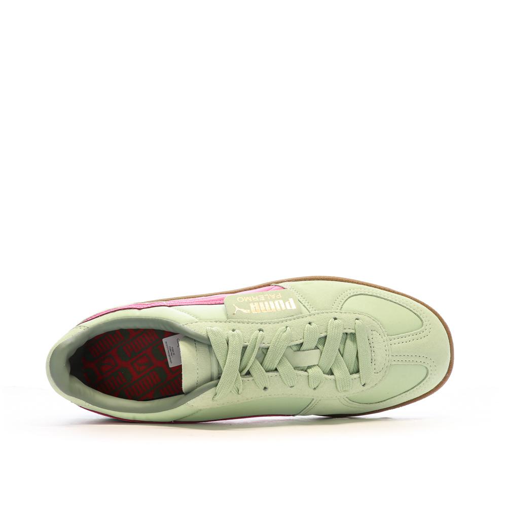 Baskets Verte/Rose Homme Puma Palermo vue 4