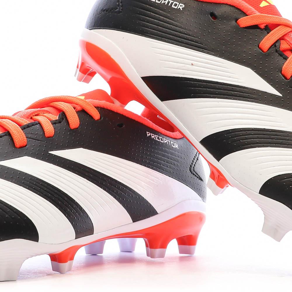 Chaussures de Foot Noires Junior Adidas Predator League L FG vue 7