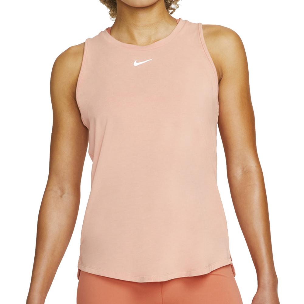 Débardeur Rose Femme Nike One Luxe pas cher