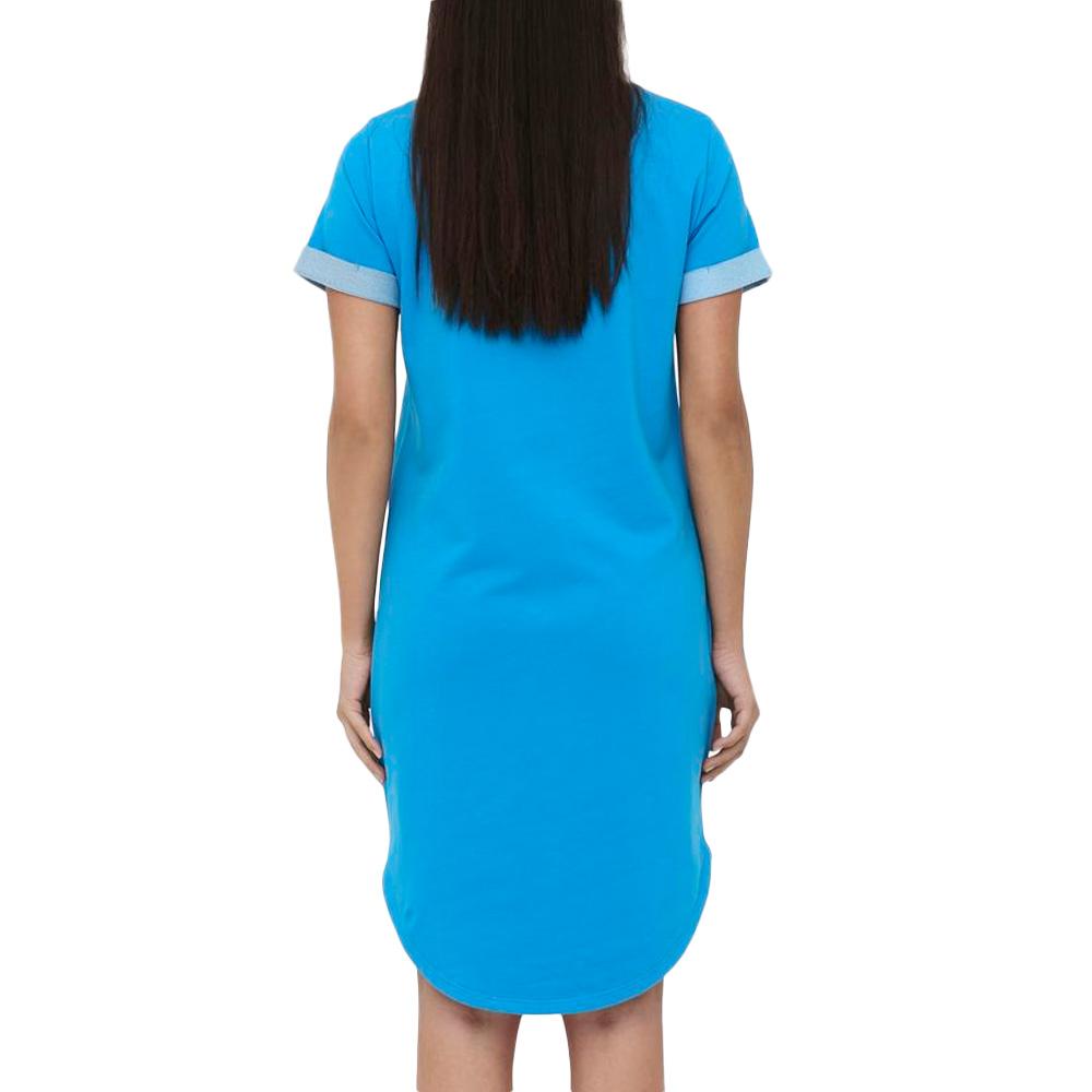 Robe Bleu Turquoise Femme JDY Life vue 2