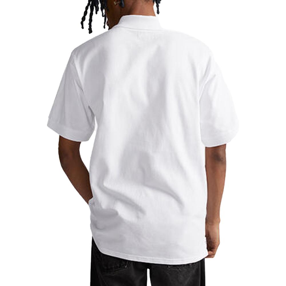 Polo Blanc Homme Converse 10024739 vue 2