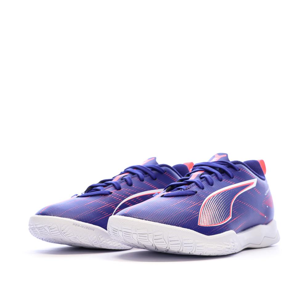 Chaussures de futsal Violettes/Roses Garçon Puma Ultra 5 Play vue 6