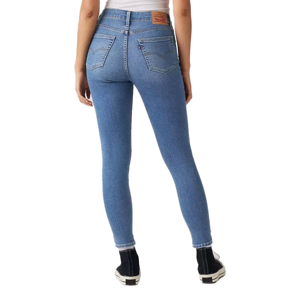 Jean Skinny Bleu Moyen Femme Levi's 721 vue 2