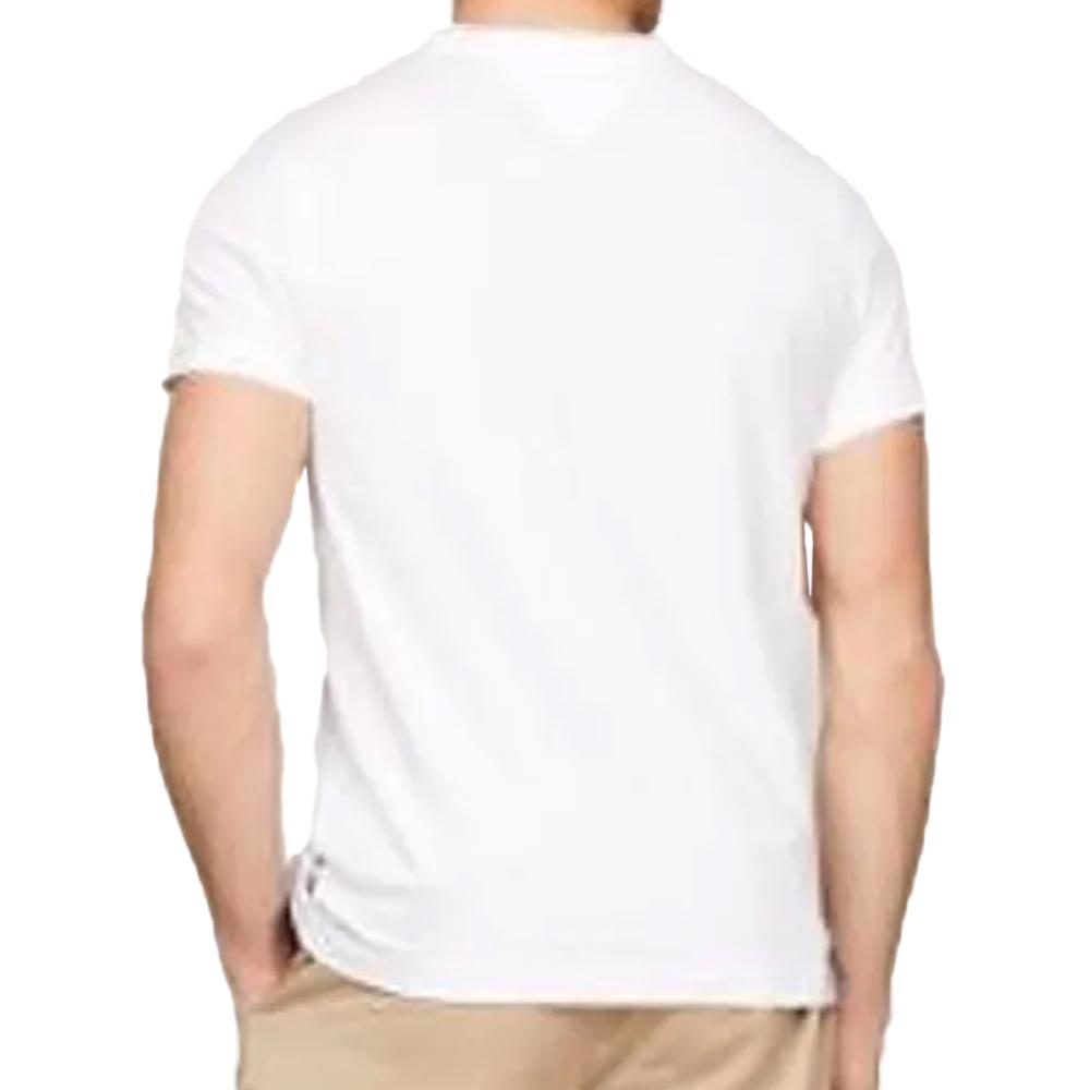 T-shirt Blanc Homme Tommy Hilfiger MW0MW34428 vue 2
