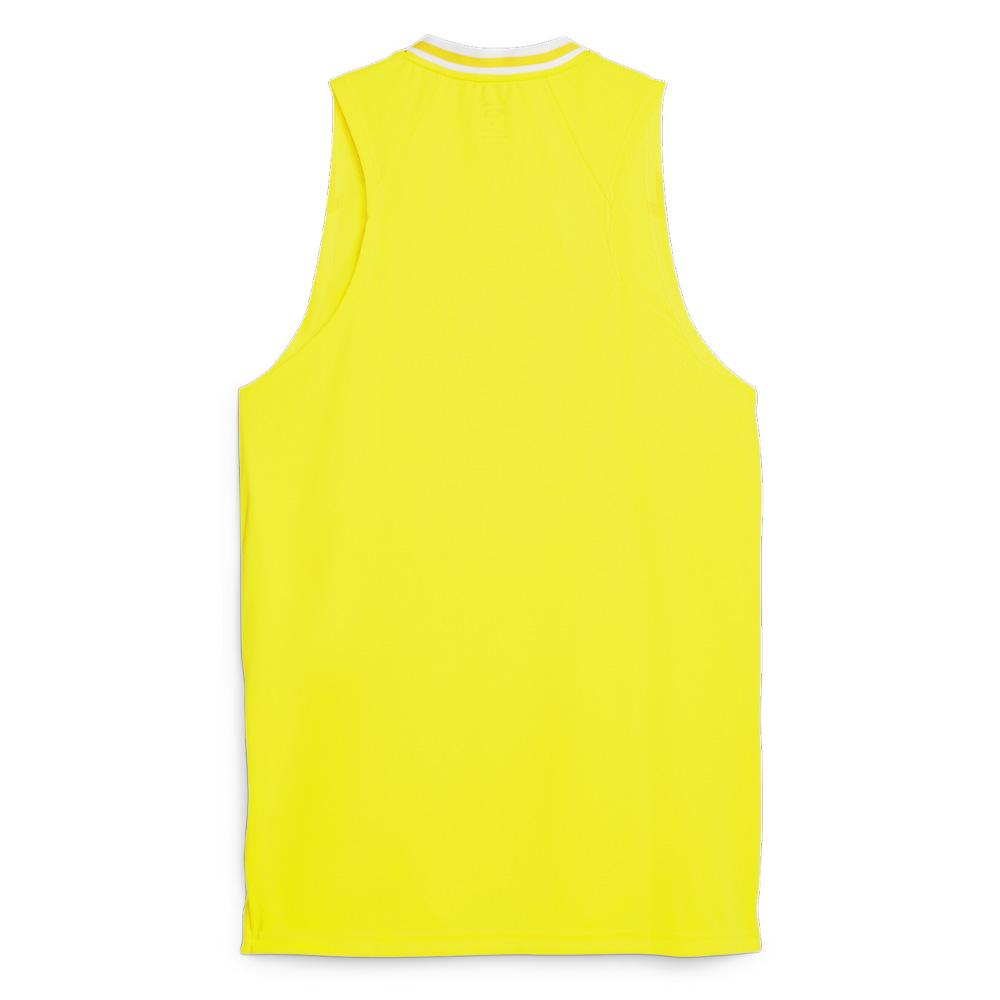 Débardeur de Sport Jaune Homme Puma Hoops vue 2
