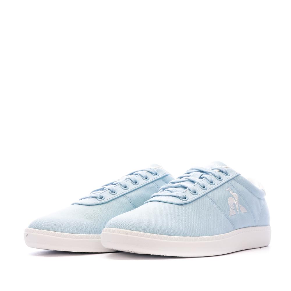 Baskets Bleues Femme Le Coq Sportif Court One vue 6