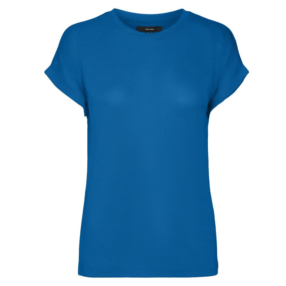 T-Shirt Bleu Roi Femme Vero Moda Brianna 10291353 pas cher