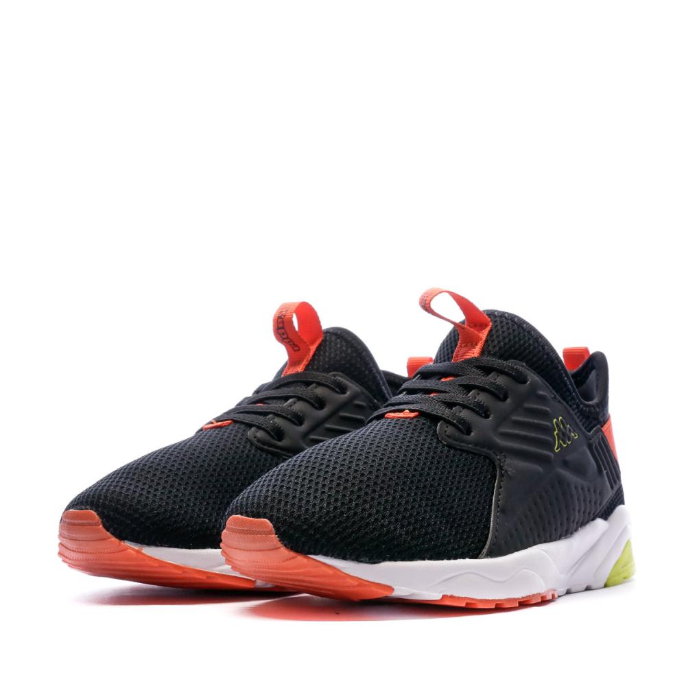 Baskets Noir/Rouge Garçon Kappa San Puerto vue 6