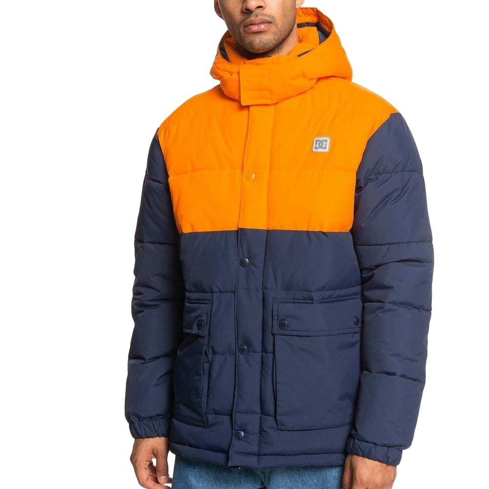 Doudoune Orange/Marine Homme DC Shoes Straffen pas cher
