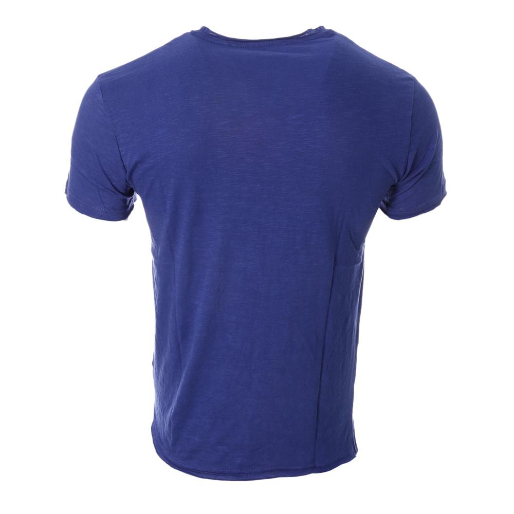 T-shirt Bleu Homme Paname Brothers TED vue 2
