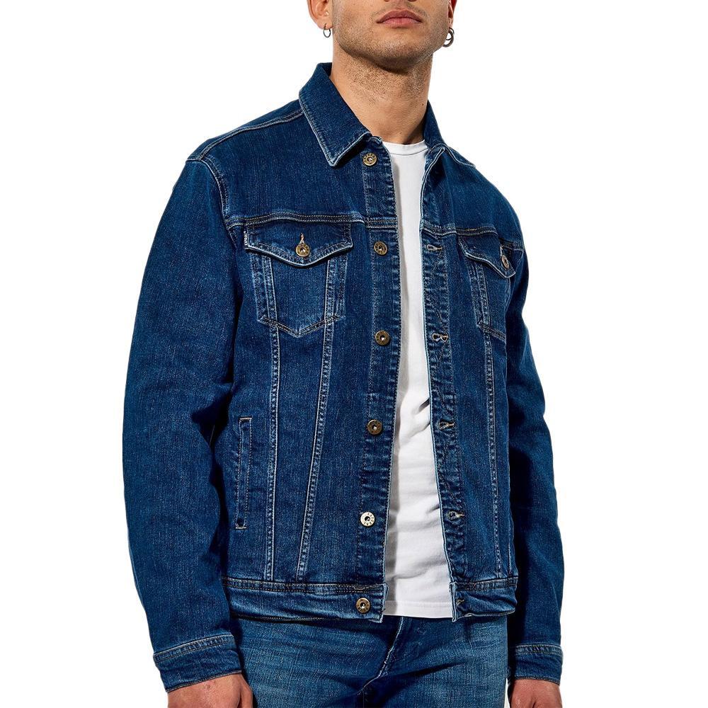 Veste en Jean Bleu Homme Kaporal BLUNTH pas cher