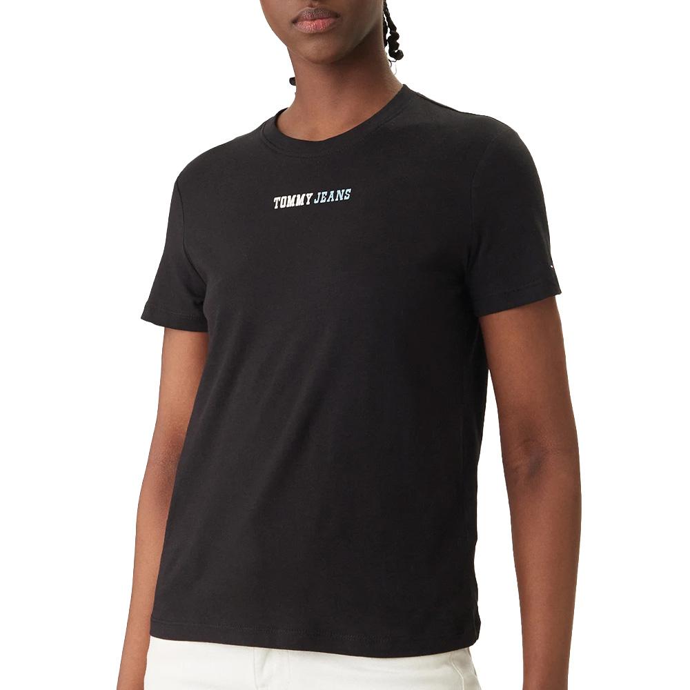 T-Shirt Noir Homme Tommy Hilfiger Essential 123 pas cher