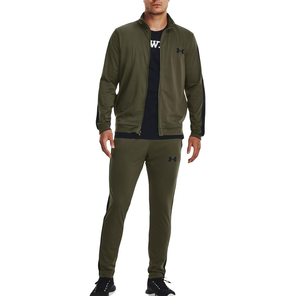 Survêtement Kaki Homme Under Armour Knit Track pas cher