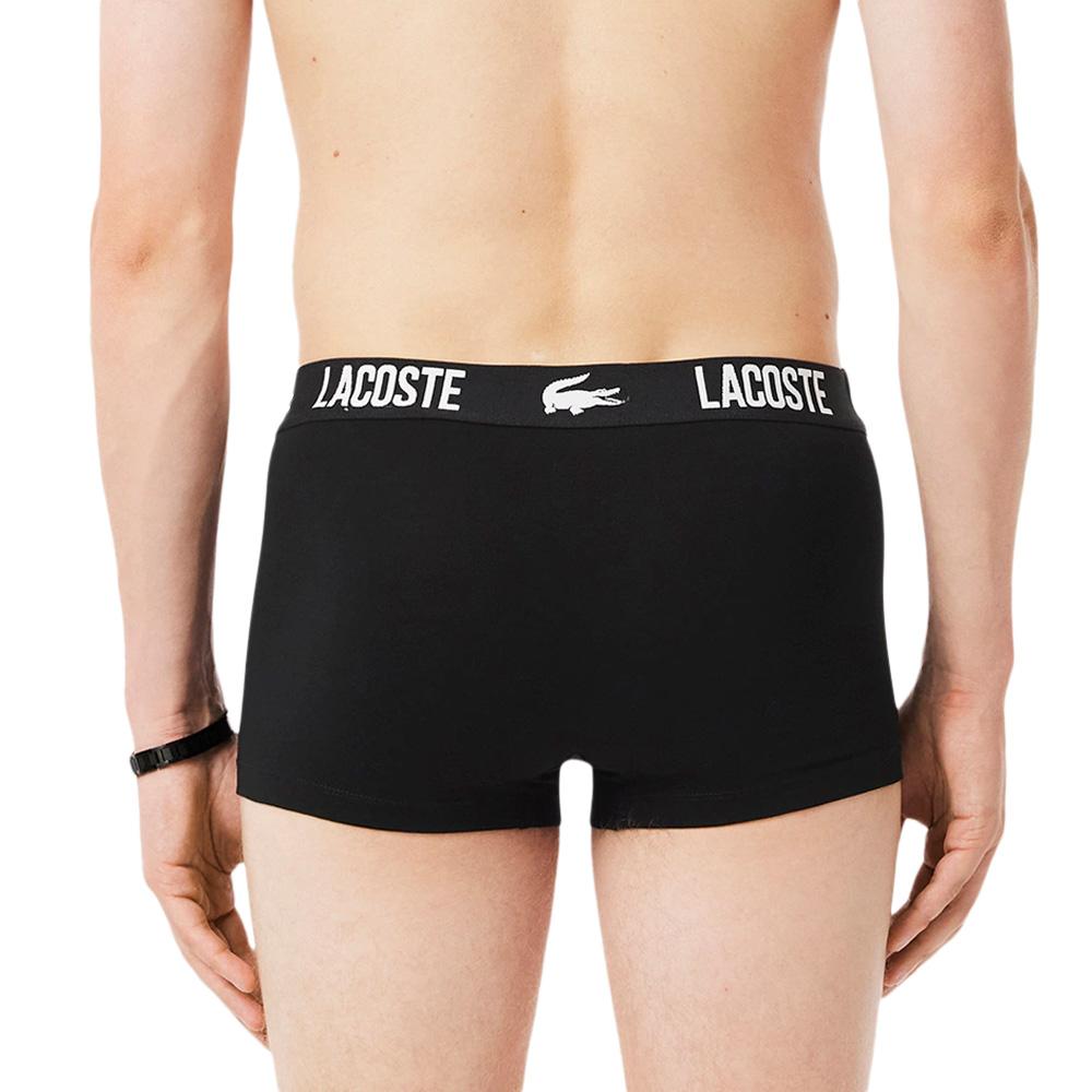 X3 Sous-vêtement Noir Homme Lacoste Stretch vue 2