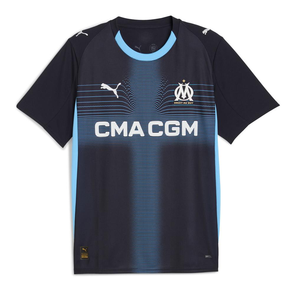 OM Maillot de Football Marine/Turquoise Homme Puma 25/26 pas cher