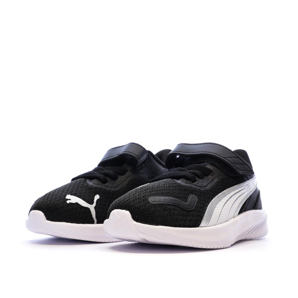 Baskets Noires/Blanches Garçon Puma Pounce vue 6