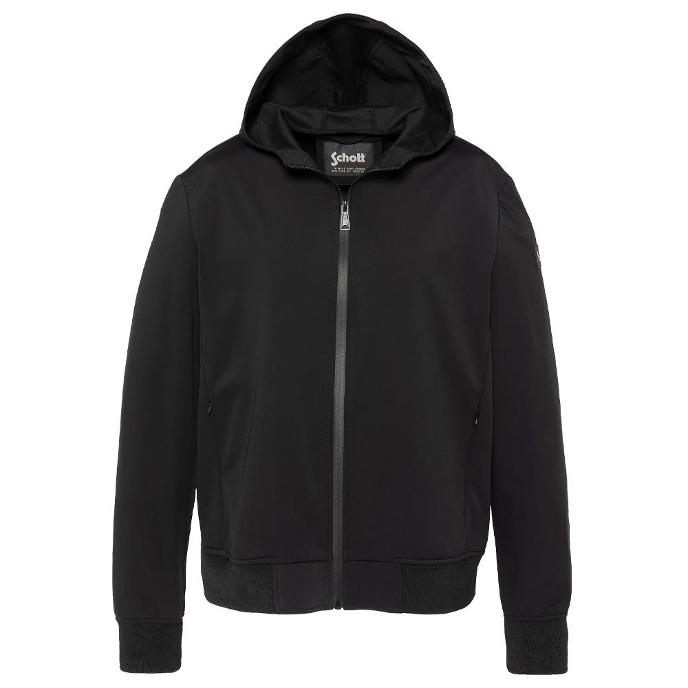 Blouson Noir Homme Schott LOXLEY vue 3