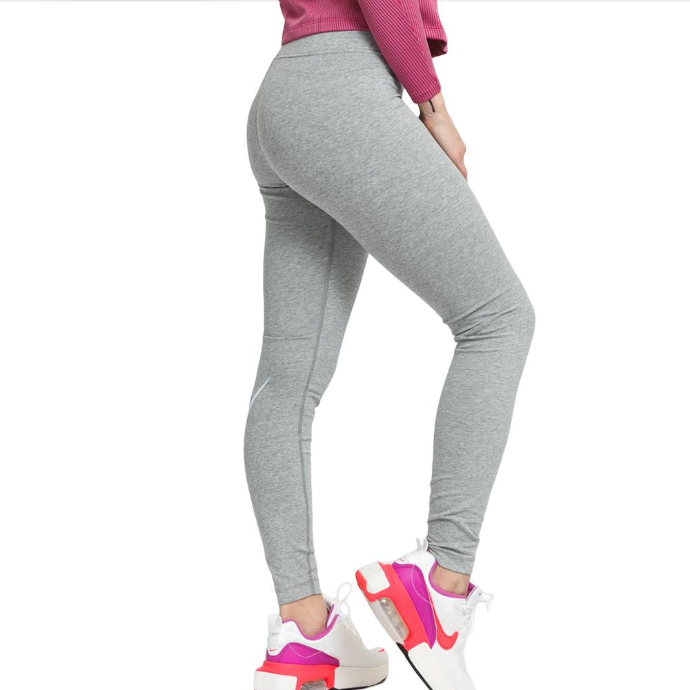 Legging Gris Femme Nike Essential Swoosh vue 2