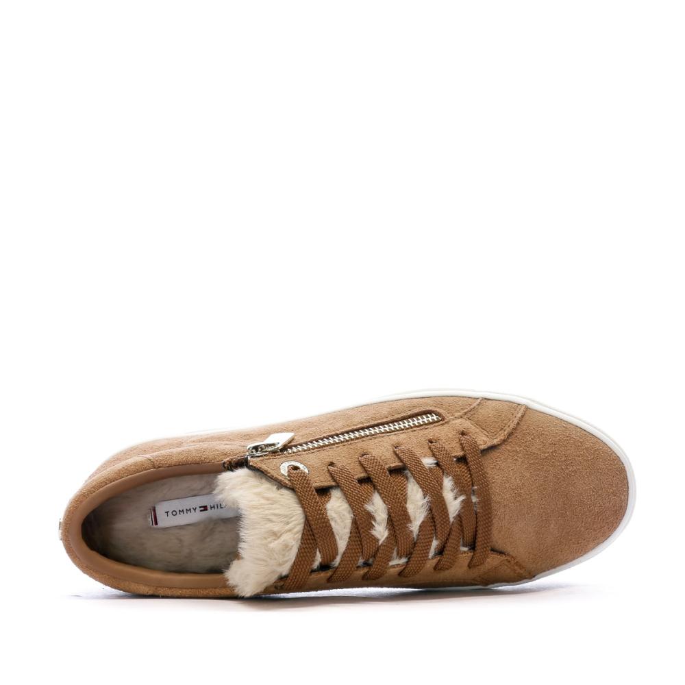 Baskets Camel Femme Tommy Hilfiger Warmlined vue 4