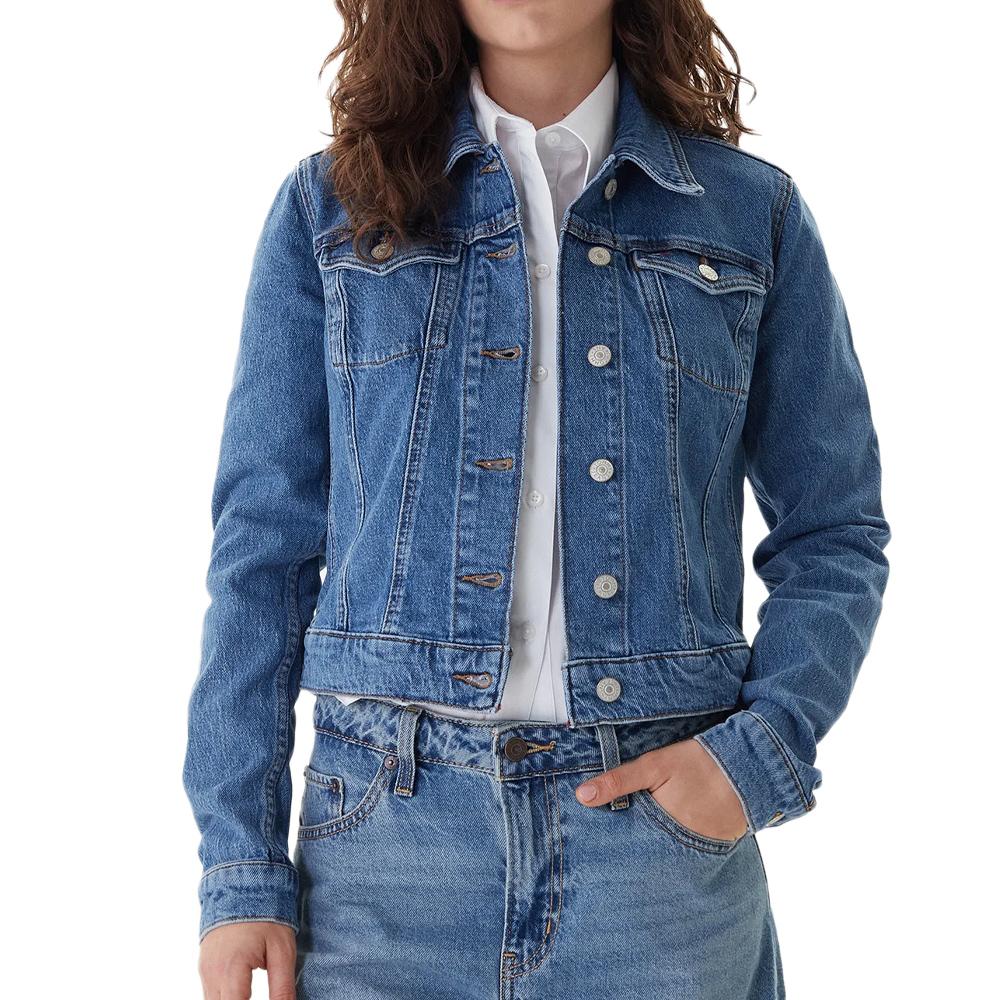 Veste en Jean Bleu Femme Tommy Hilfiger Vivianne pas cher