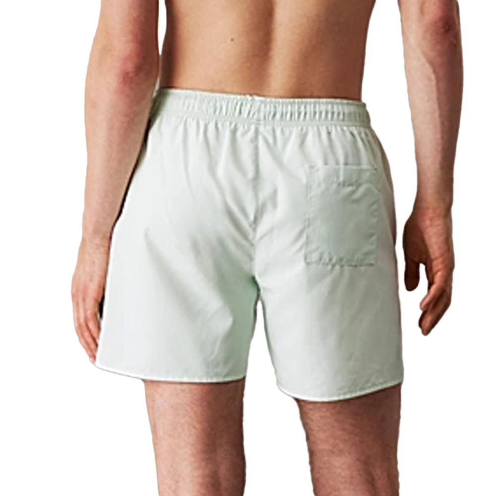 Short de Bain Vert d'Eau Homme Calvin Klein Jeans Drawstring vue 2