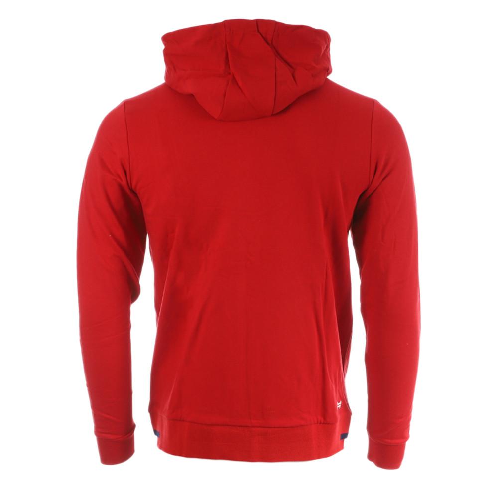 Sweat Zippé Rouge Homme Hungaria Ebeko vue 2