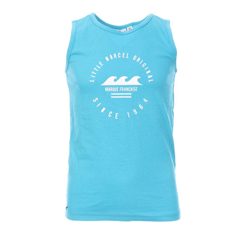 Débardeur Turquoise Garçon Little Marcel pas cher