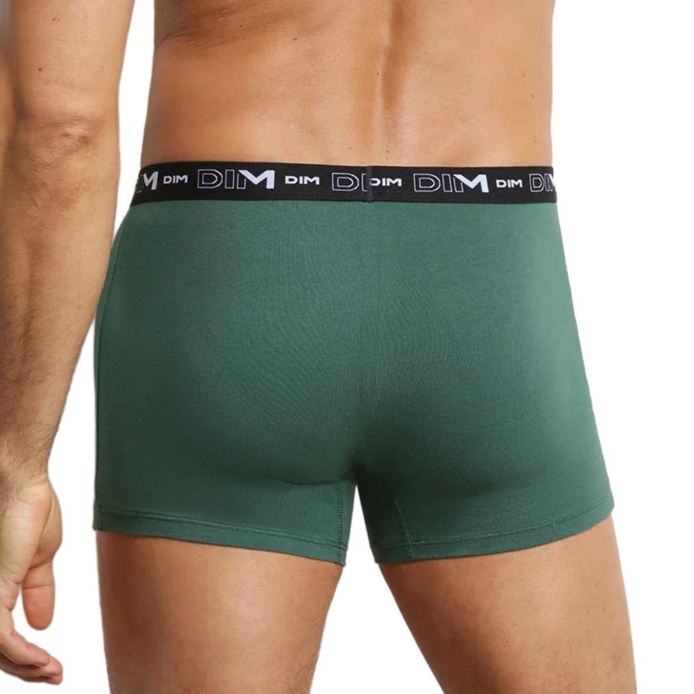 Schwarze Boxershorts Dim Boxer für Herren aus Stretch-Baumwolle, 3er-Pack [6a6c80573afe8] Ansicht 3