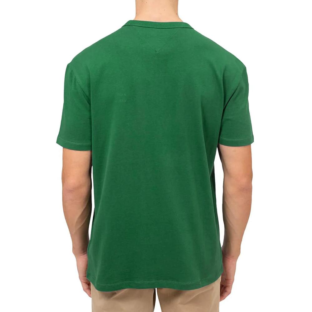T-shirt Vert Homme Tommy Hilfiger Badge vue 2