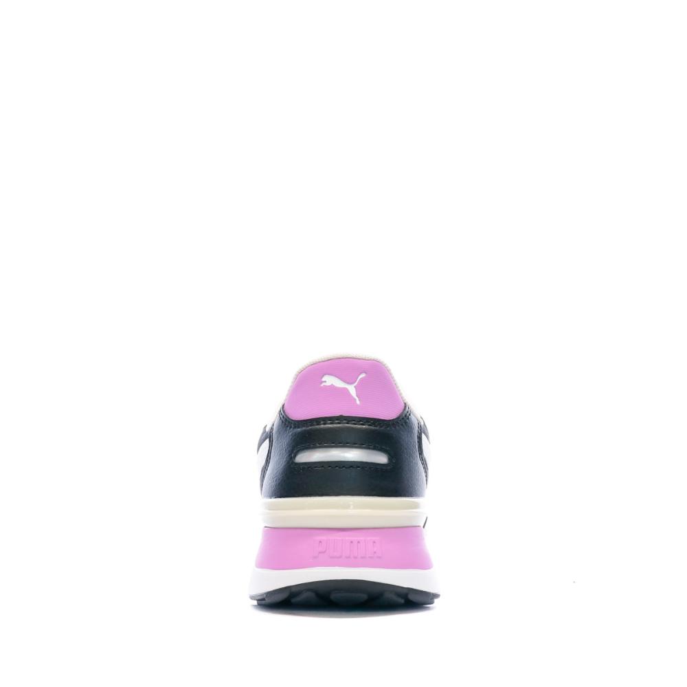 Baskets Noir/Violet Femme Puma R78 Voyage vue 3