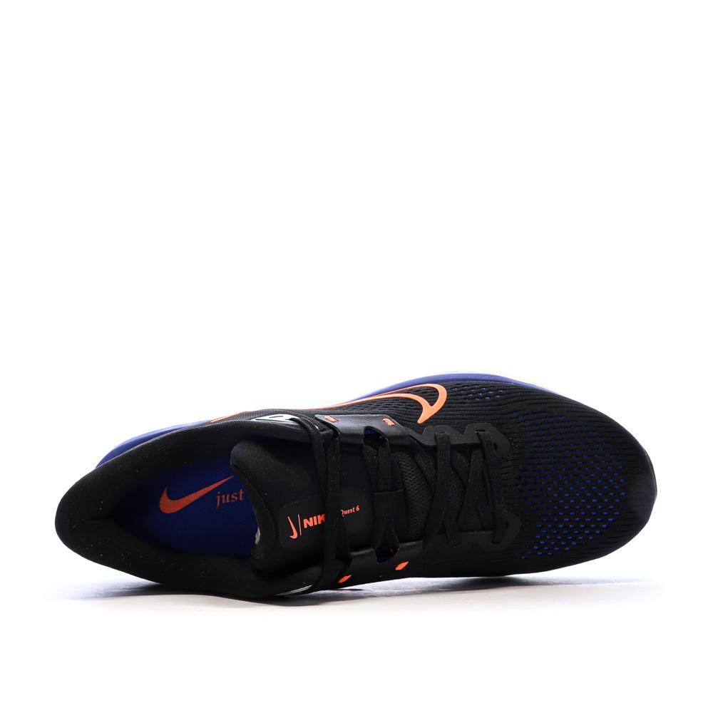 Chaussures de Running Noir/Bleu Homme Nike Quest 6 vue 4