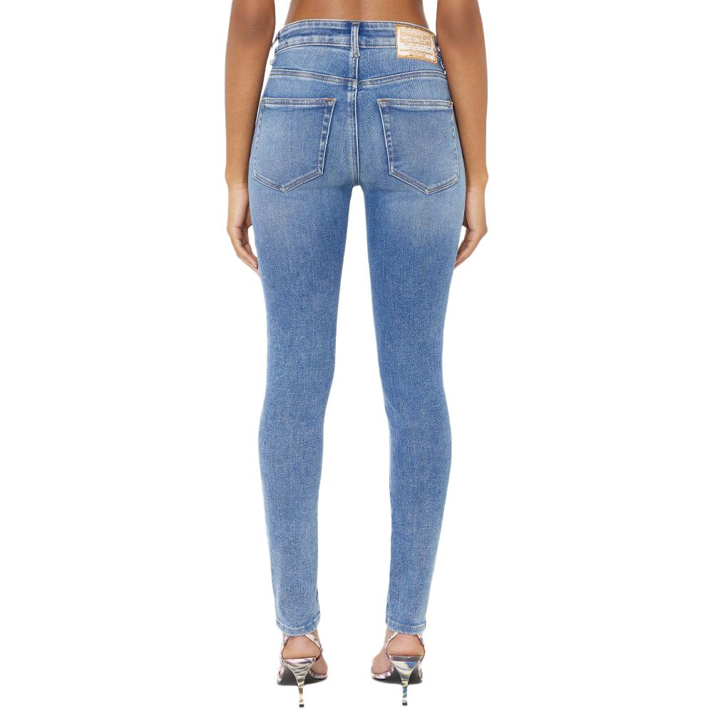 Jean Slim Bleu Femme Diesel Slandy A04108 vue 2