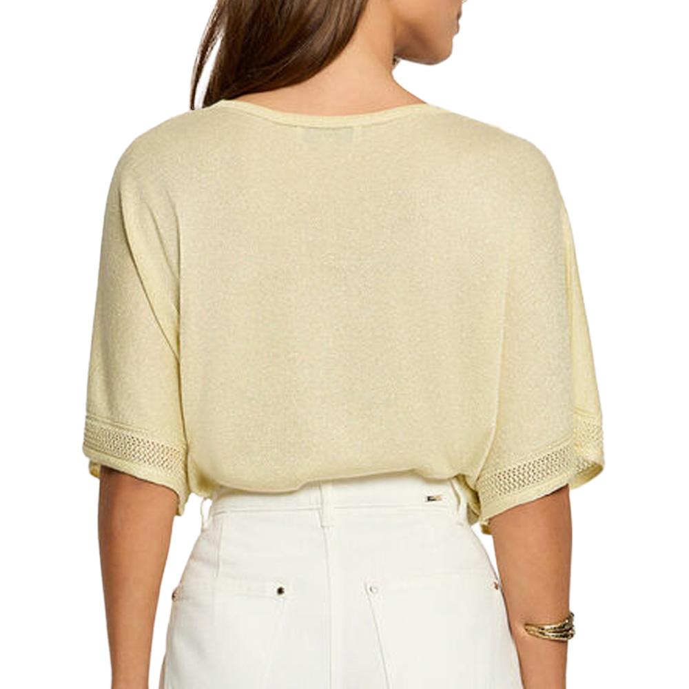 Gelber Pullover Frau Morgan MCHRIS Ansicht 2