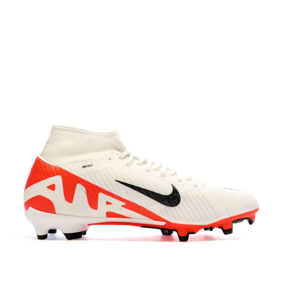 Chaussures de Foot Blanc/Rouge Homme Nike Zoom Superfly 9 Academy FG/MG vue 2