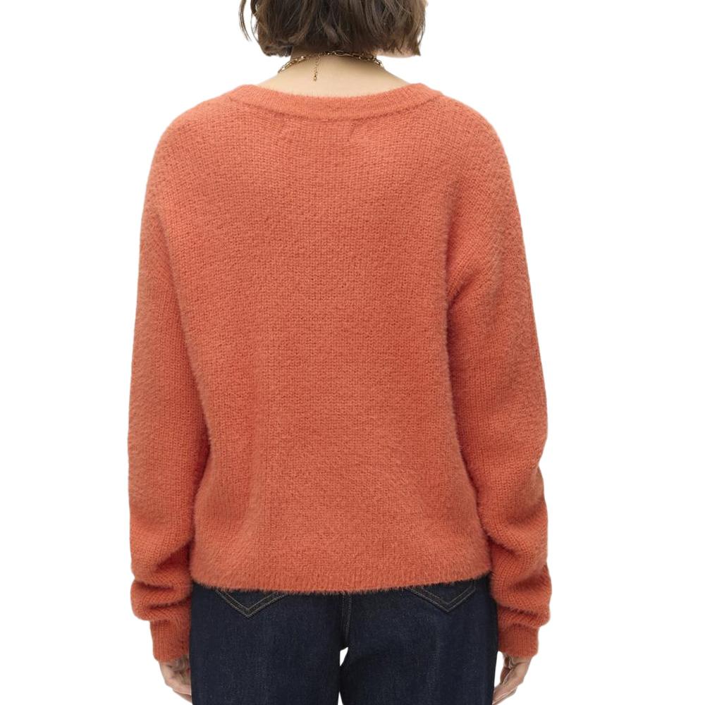Pull Orange Femme Vero Moda Puff vue 2