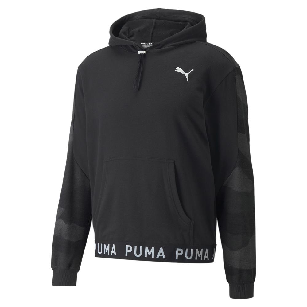 Sweat à Capuche Noir Homme Puma 521546 pas cher
