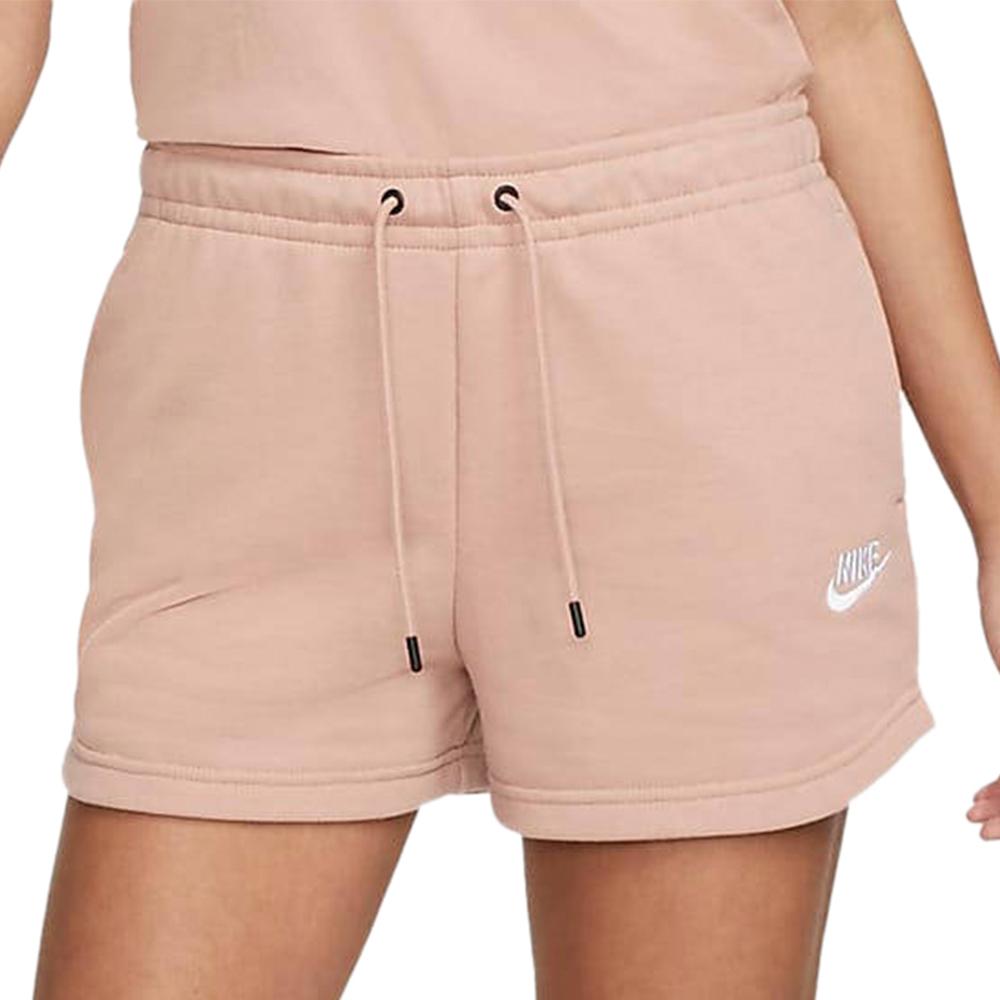 Short Rose Femme Nike French Terry pas cher