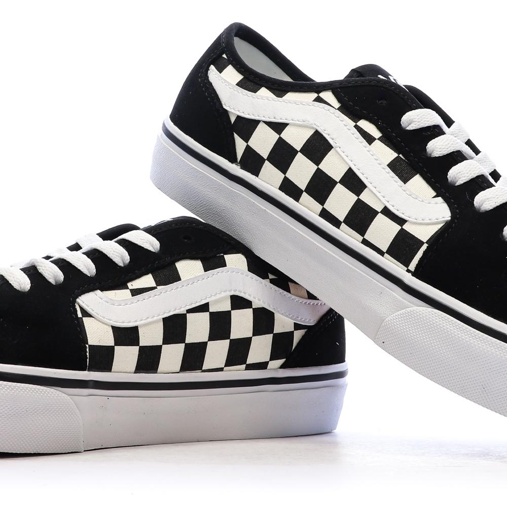Baskets Noires/Blanches Homme Vans Filmore vue 7